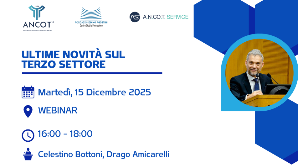 ULTIME NOVITA' SU TERZO SETTORE E SPORT